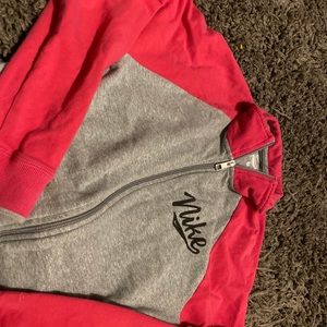 Nike pink and gray jacket